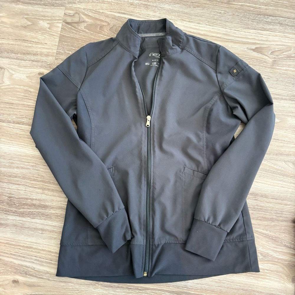 Grey Cherokee Scrub Jacket